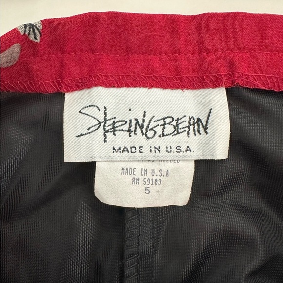 90’s String Bean Y2K Mini Floral Butterfly skirt Size 5 Made in USA - Picture 3 of 3